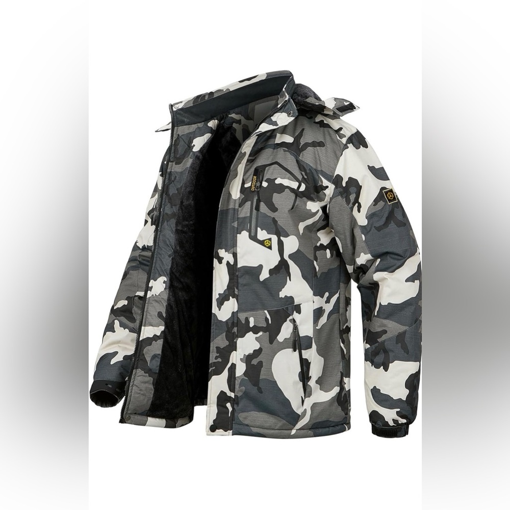Camouflage Hooded Jacket